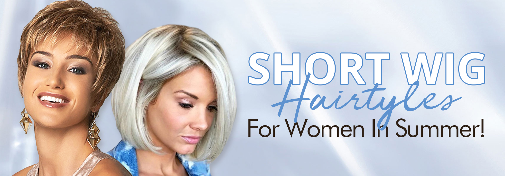 Top 3 Short Wig hairtyles for Women In Summer!