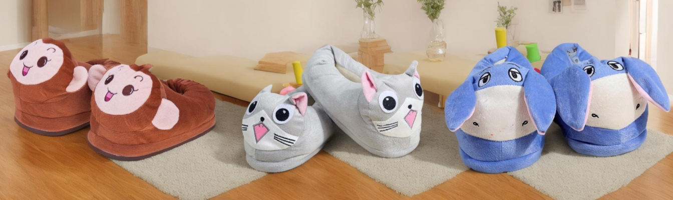 Who can resist such cute plush shoes?